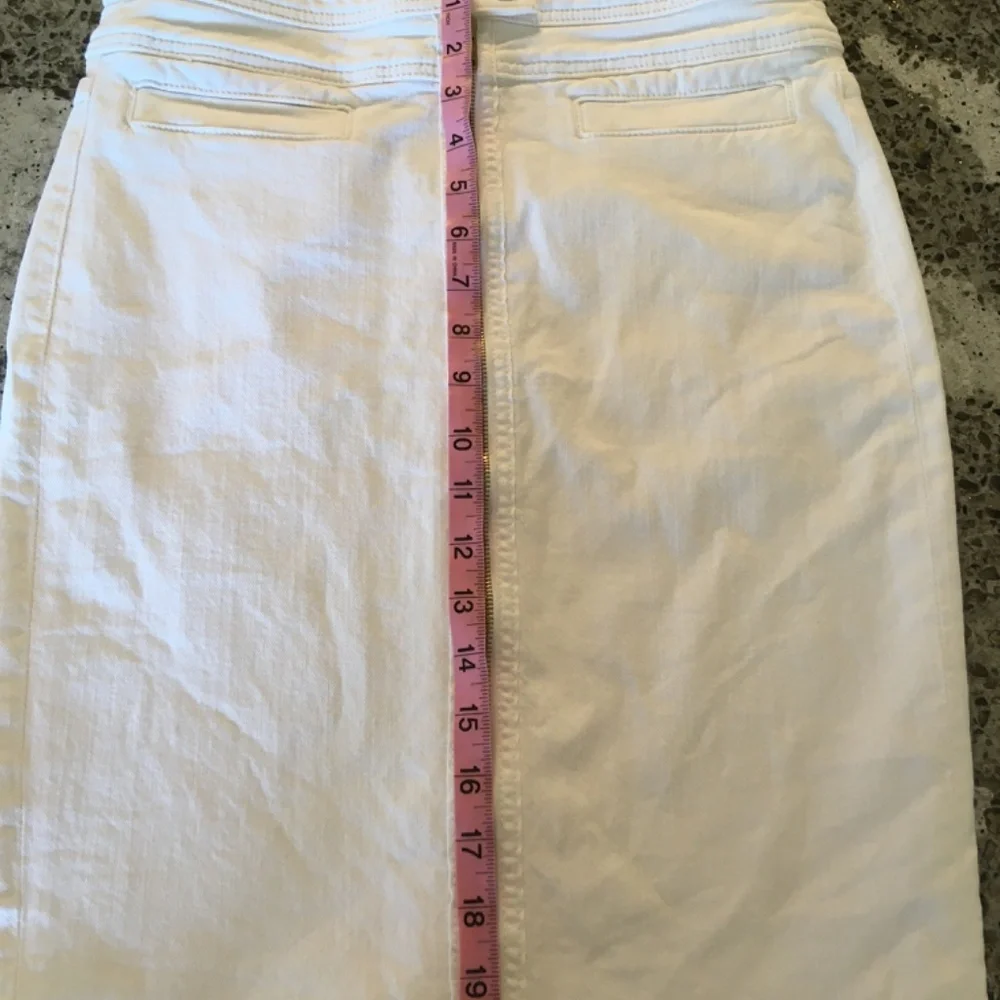 7 for All Mankind denim pencil skirt - Picture 3 of 6